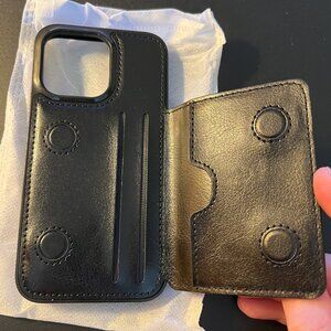 NIB Wallet Case for iPhone 13 Pro in black